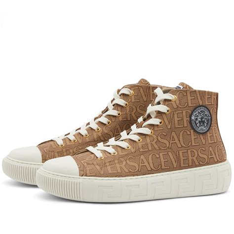 versace high tops cheap|versace sneakers low top.